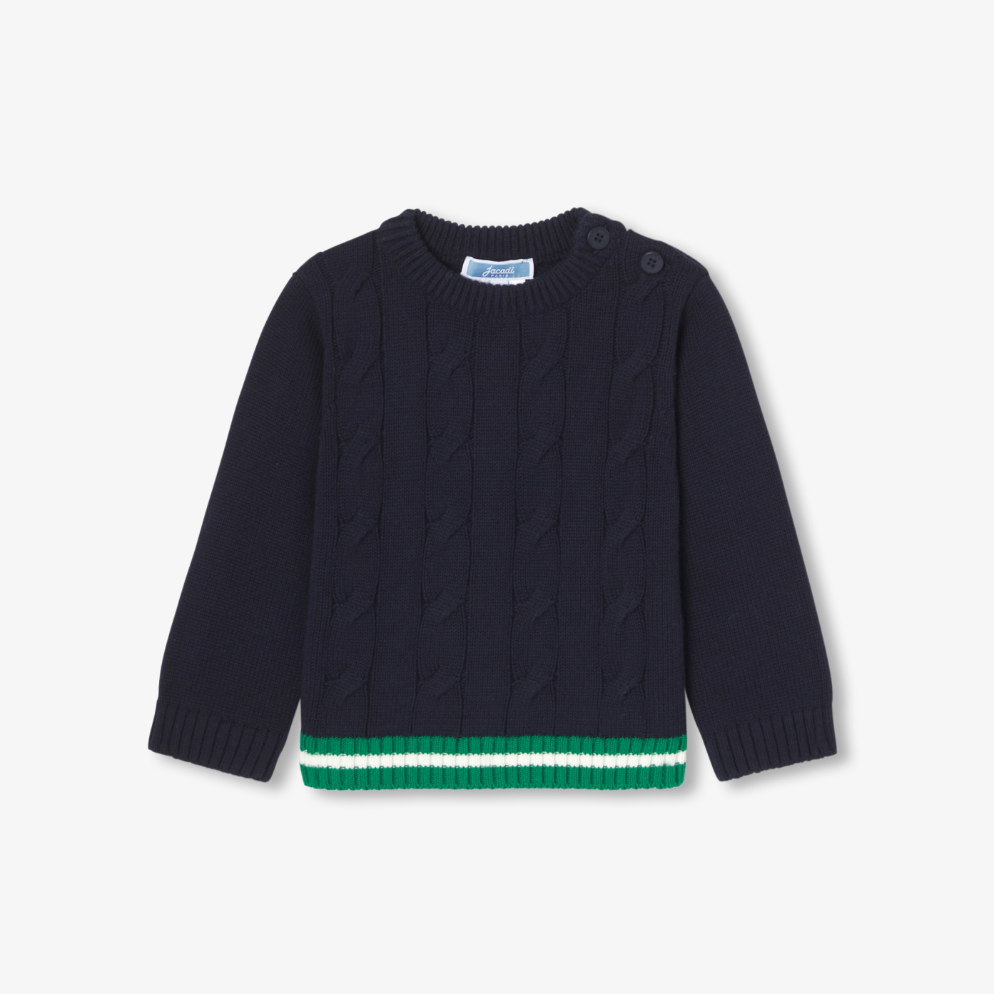 Baby boy cable knit sweater