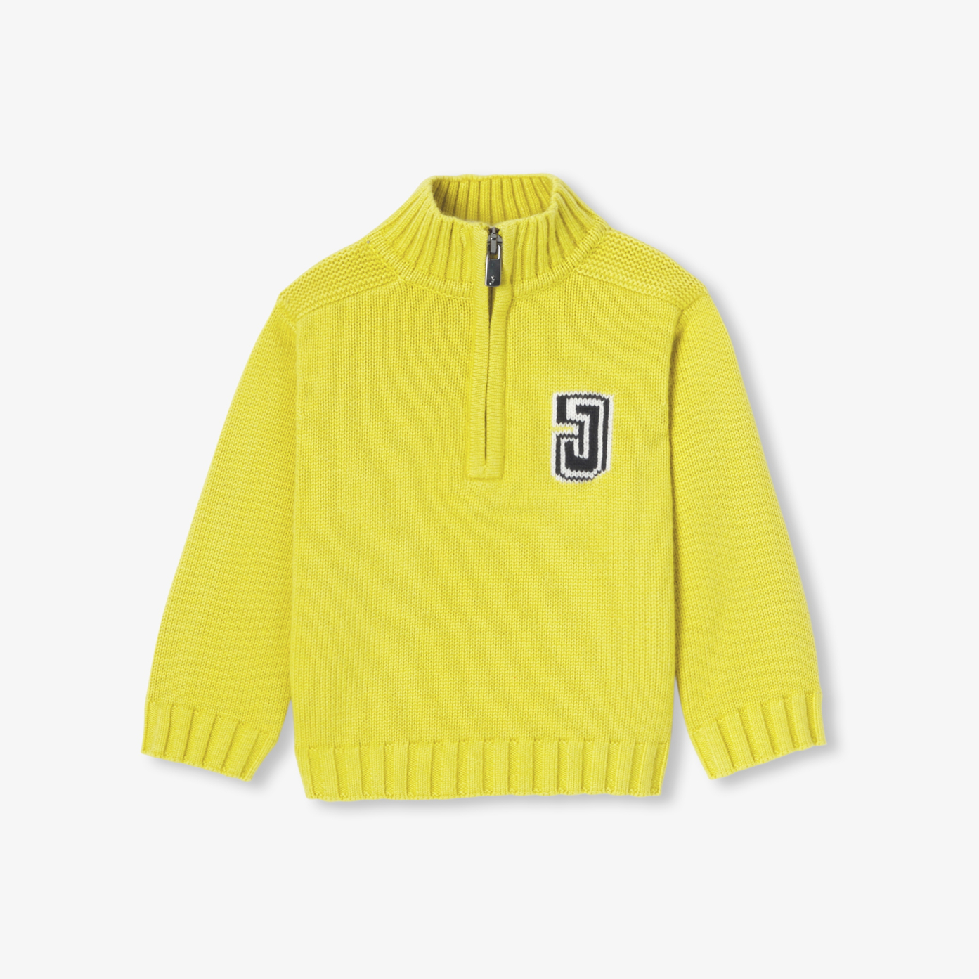 Baby boy trucker-neck sweater