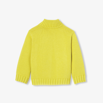 Baby boy trucker-neck sweater