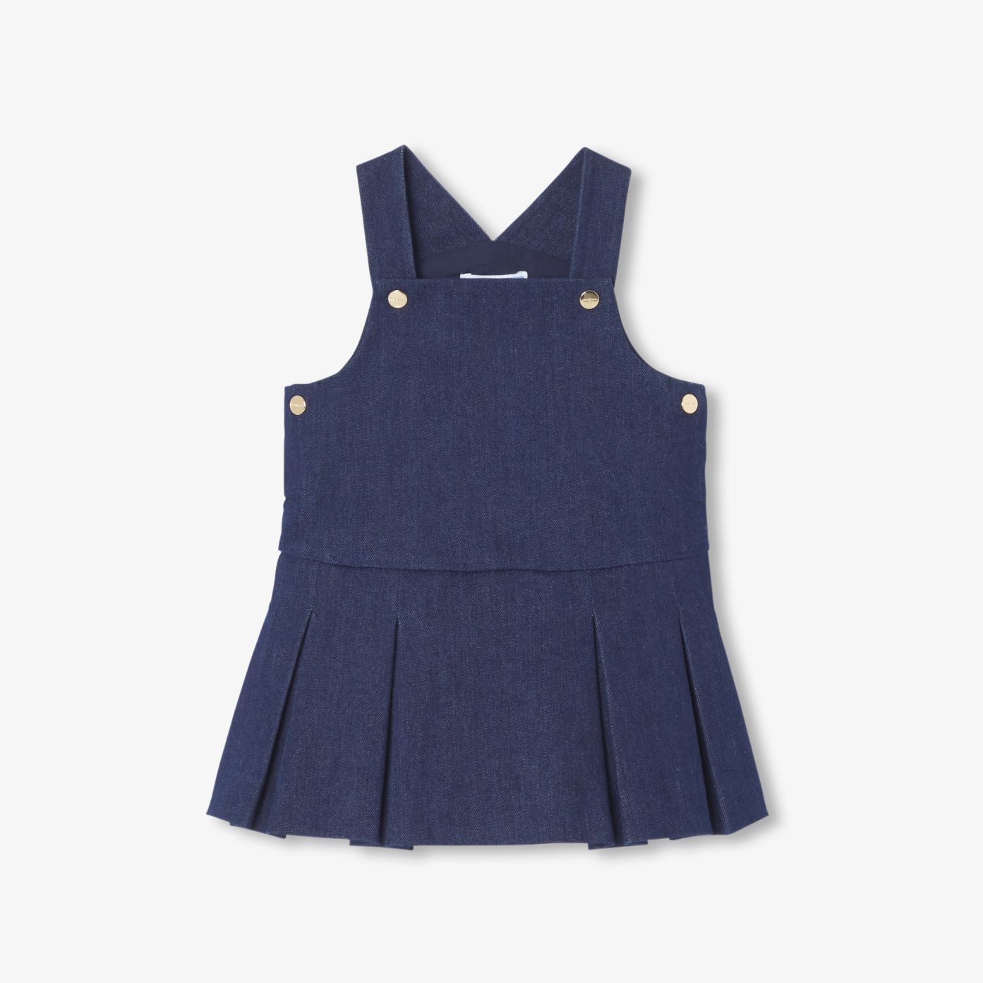 Baby girl denim jumper dress