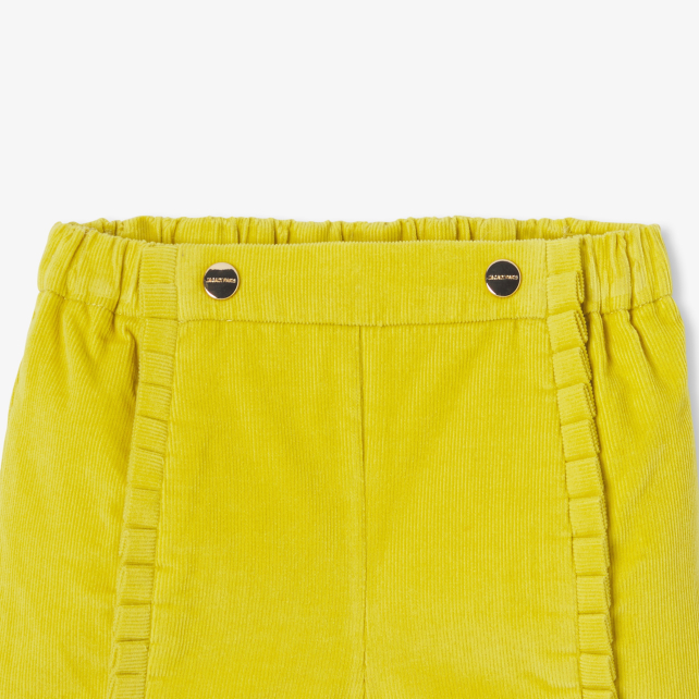 Baby girl velvet shorts