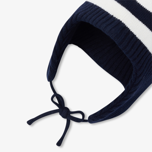 Baby boy hat with stripes