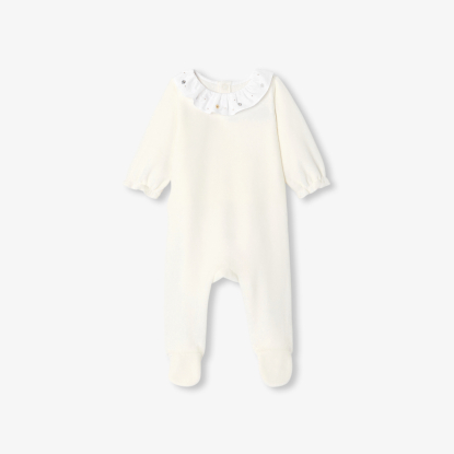 Baby girl velvet pyjamas