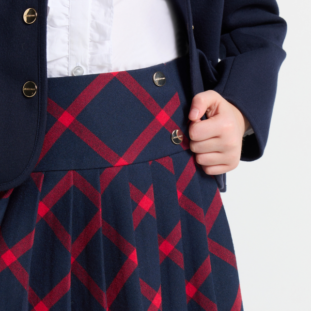 Qız üçün dama naxışlı ətək Qız üçün dama naxışlı ətək