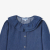 Girl blouse in light denim