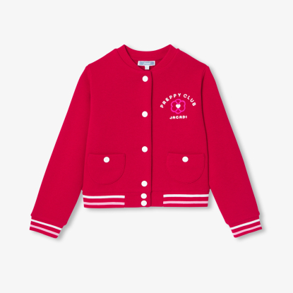 Qız üçün fliis Varsity gödəkçəsi