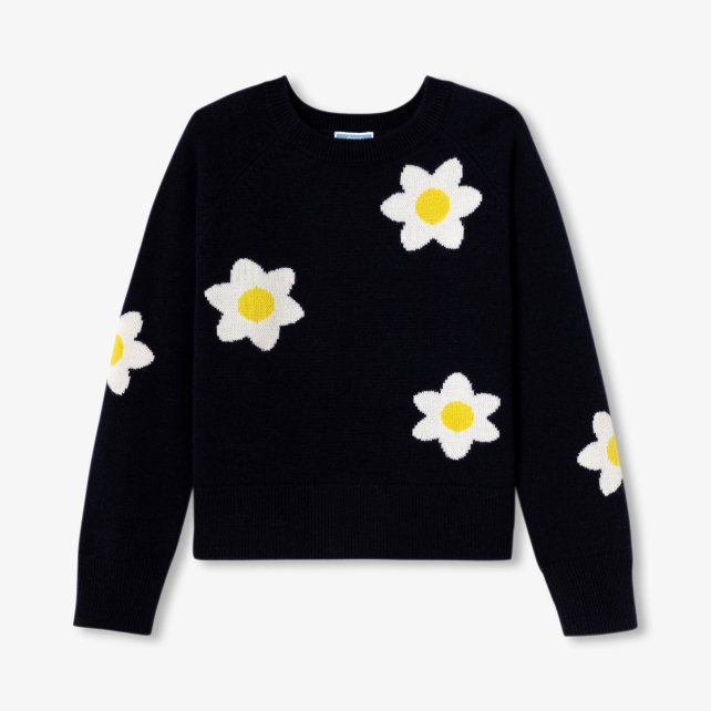 Girl sweater in wool majority 