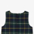 Girl pinafore dress in flannel