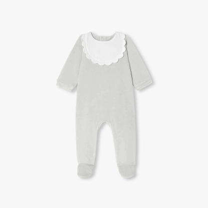 Baby girl velvet pyjamas