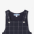Baby boy checked overalls