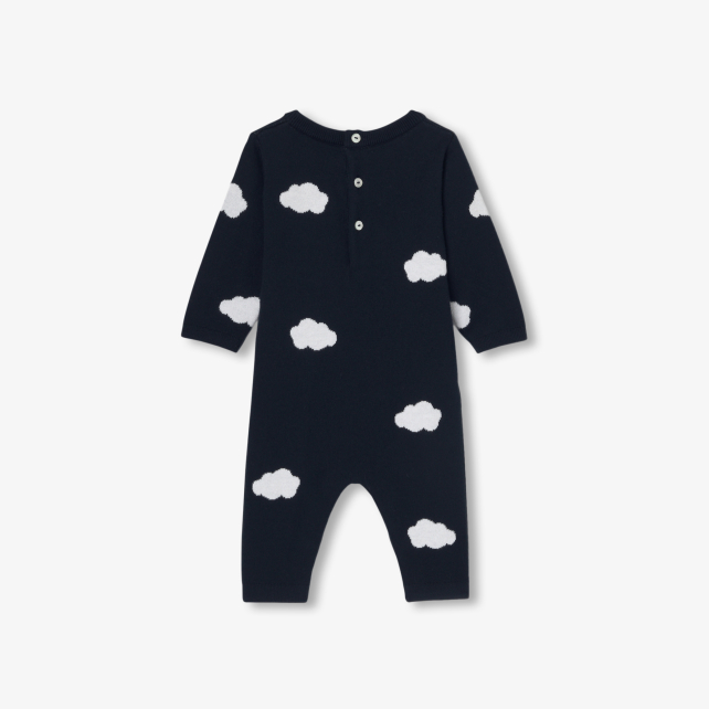 Baby boy knit jumpsuit