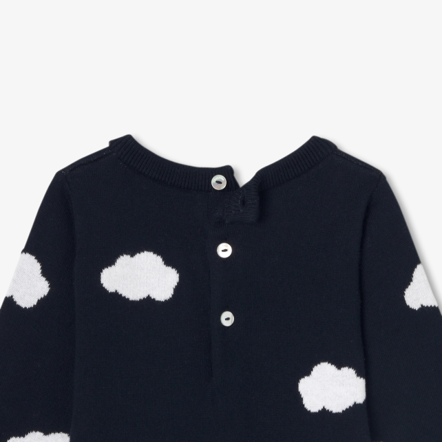 Baby boy knit jumpsuit