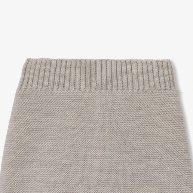 Baby boy garter stitch set