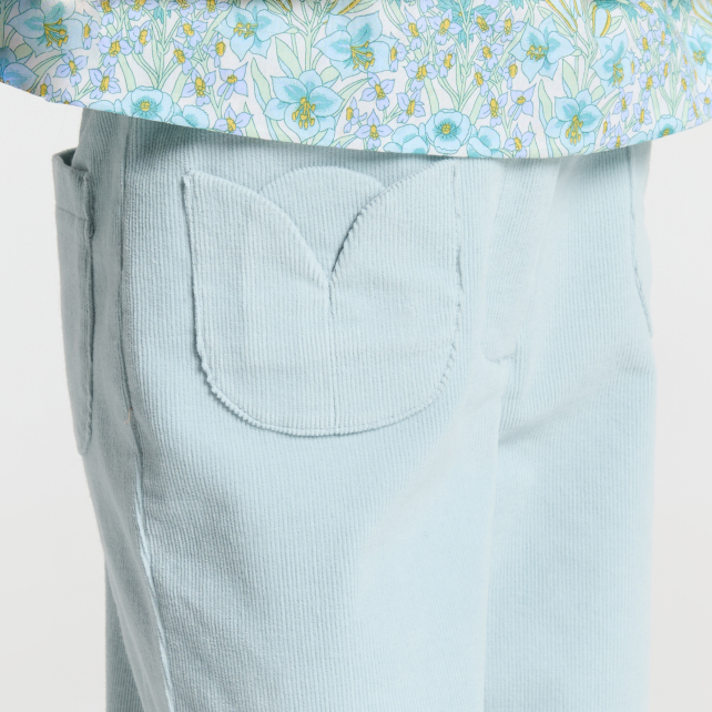 Girl milleraies velvet trousers 