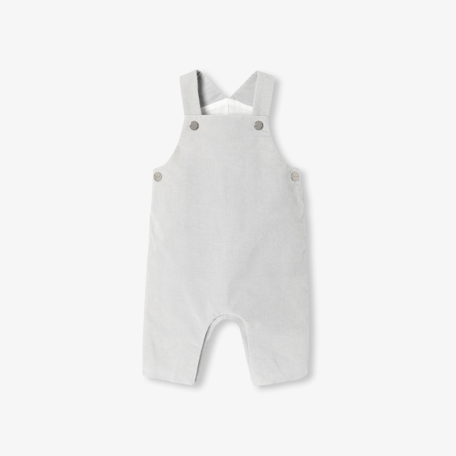 Baby boy overalls in babycord velvet