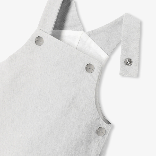 Baby boy overalls in babycord velvet
