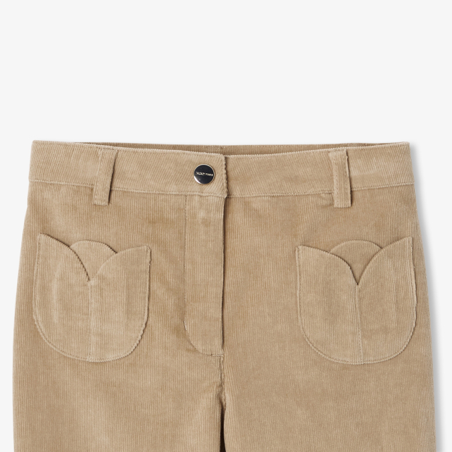 Girl milleraies velvet trousers 