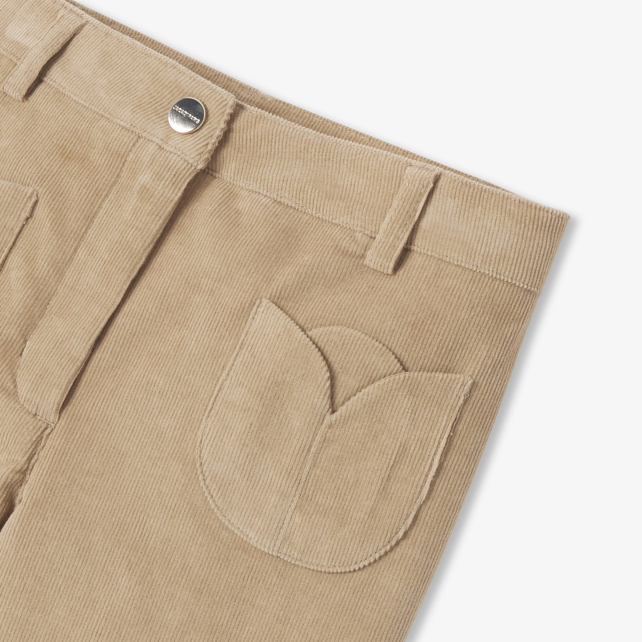 Girl milleraies velvet trousers 