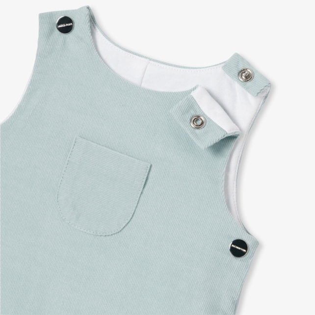 Baby boy velvet jumpsuit