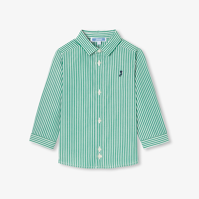 Baby boy shirt in poplin