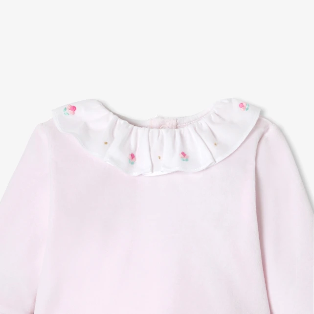 Baby girl velvet set