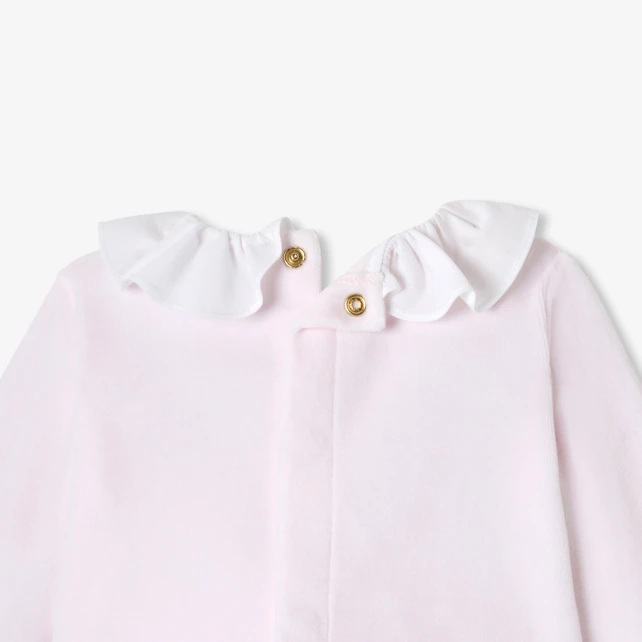 Baby girl velvet set