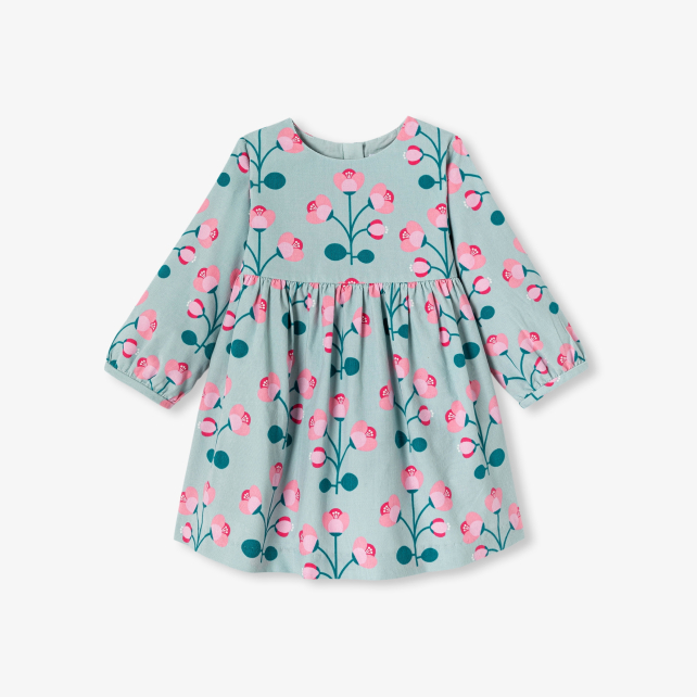 Baby girl velvet dress