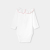 Baby girl bodysuit with large ruffle