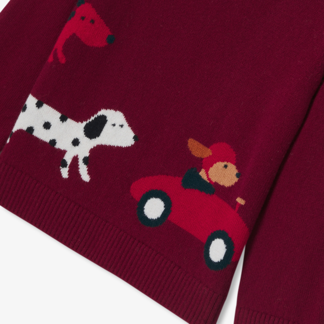 Körpə oğlan üçün pambıq sviter