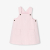 Baby girl velvet pinafore dress