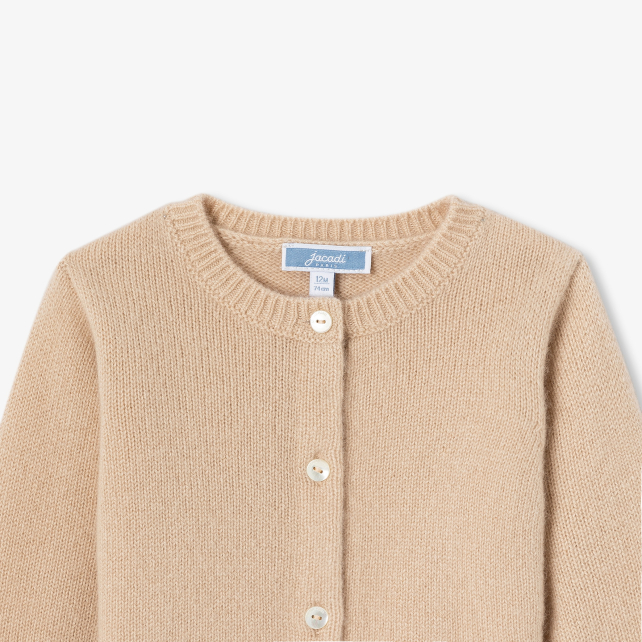 Körpə qız üçün kaşmir kardiqan