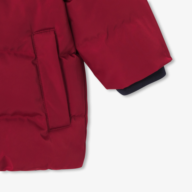 Körpə oğlan üçün naylon parka