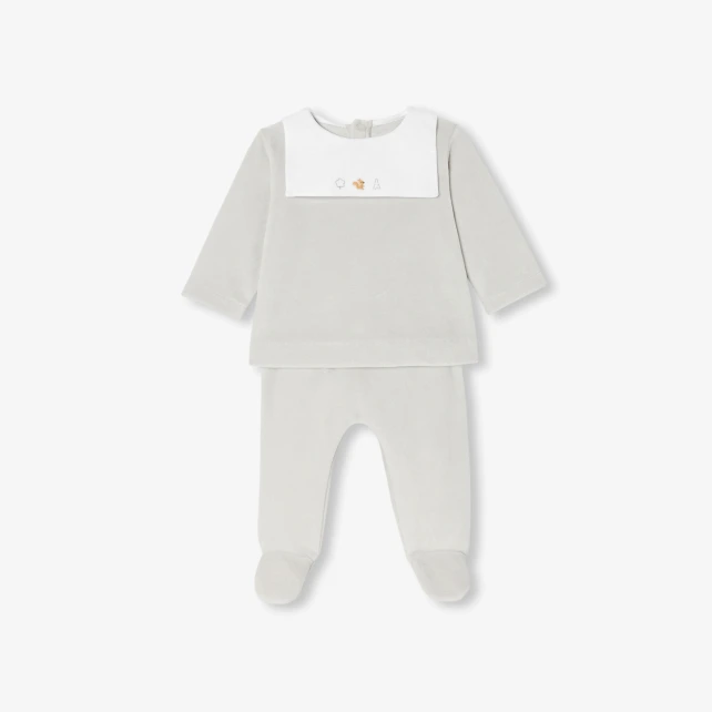 Baby boy velvet comfort set