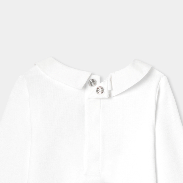 Körpə oğlan üçün uzunqollu bodi