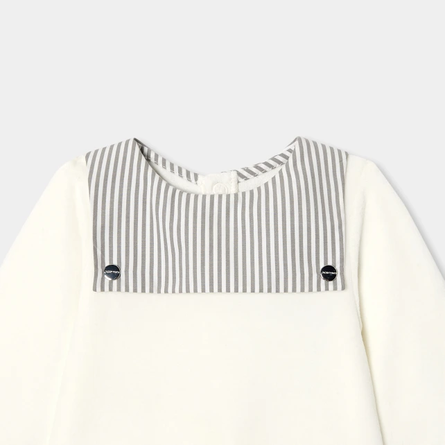 Baby boy velvet pyjamas