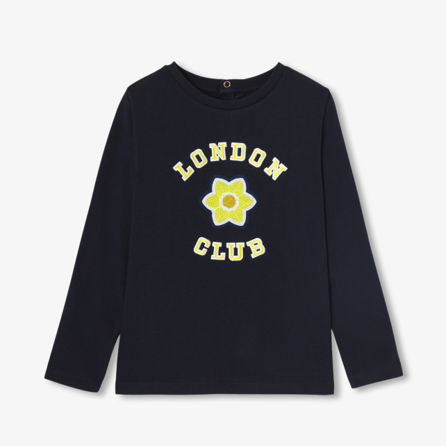 Qız üçün uzunqollu köynək