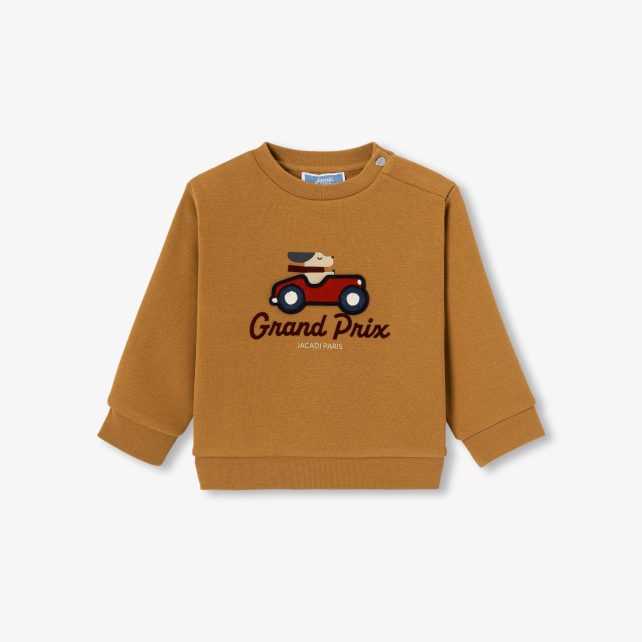 Baby boy fleece sweatshirt