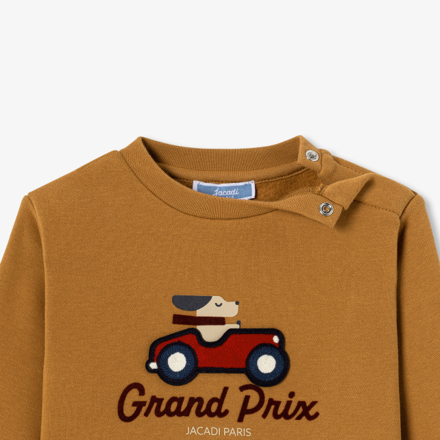 Baby boy fleece sweatshirt