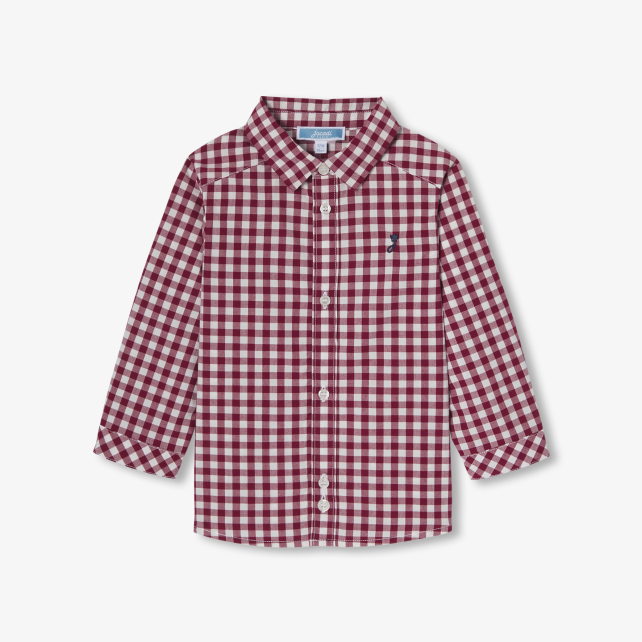 Baby boy gingham shirt