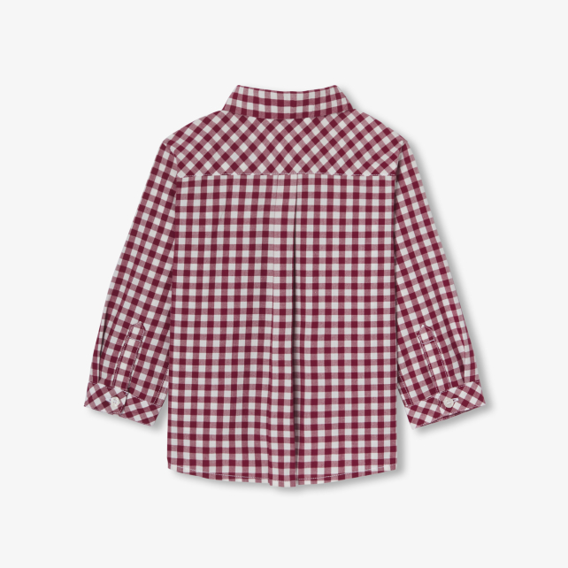 Baby boy gingham shirt