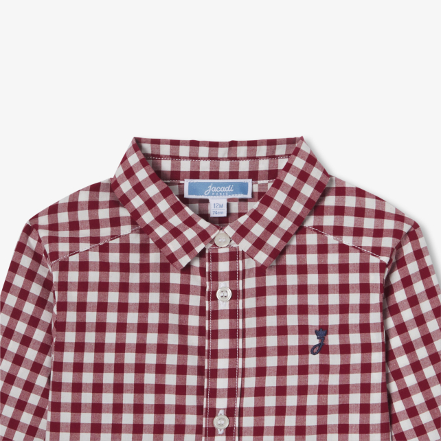 Baby boy gingham shirt