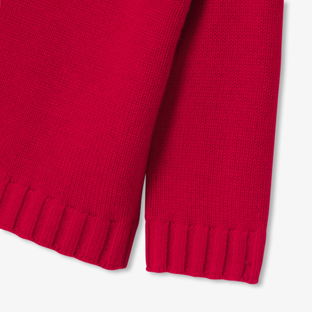 Körpə oğlan üçün trucker-yaxalı sviter