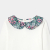 Girl T-shirt with Liberty fabric collar