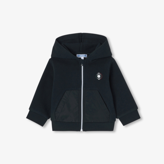 Körpə oğlan üçün fliis kardiqan