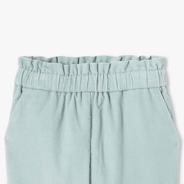 Körpə qız üçün məxmər şalvar