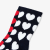 Baby girl duo of heart socks