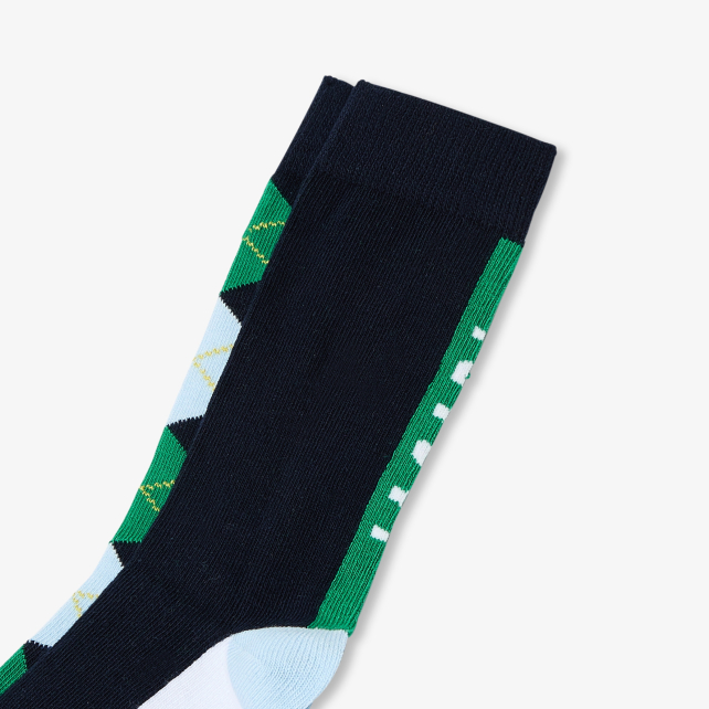 Duo of high socks for boys