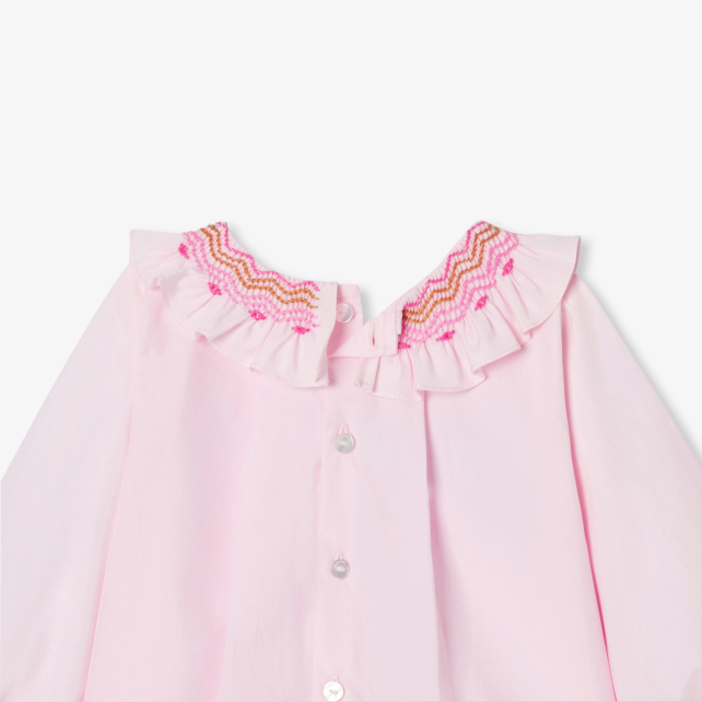 Körpə qız üçün uzunqollu bluz