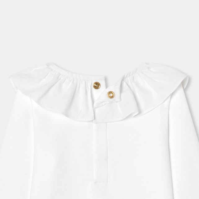 Baby girl long-sleeved bodysuit