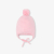 Baby girl microfleece-lined hat